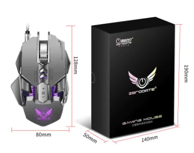 Optical Gaming Mouse with 4 DPI Settings - Wired