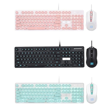 Gaming Keyboard and Mouse Set - Various Colors
