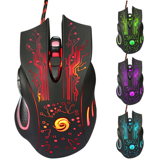 USB Gaming Mouse with RGB LED