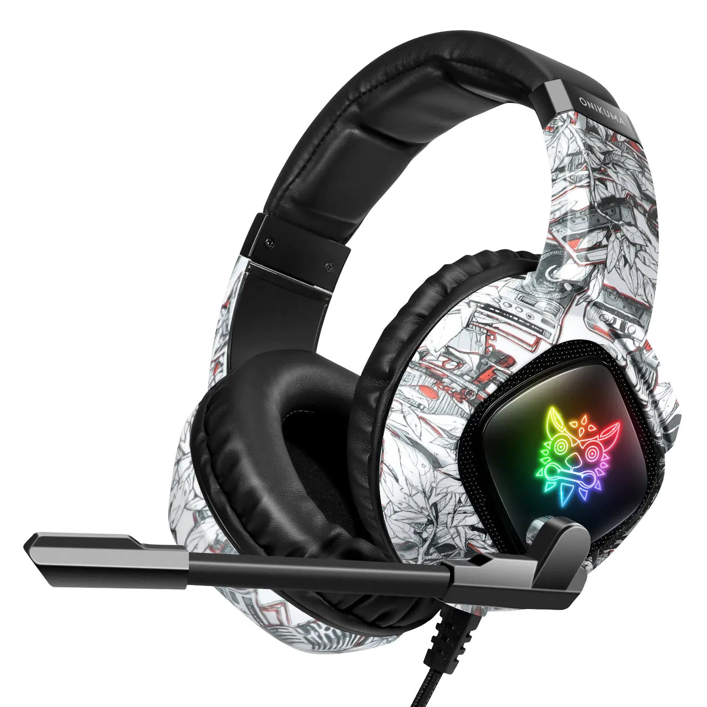 ONIKUMA K19 Camouflage RGB Wired Gaming Headset