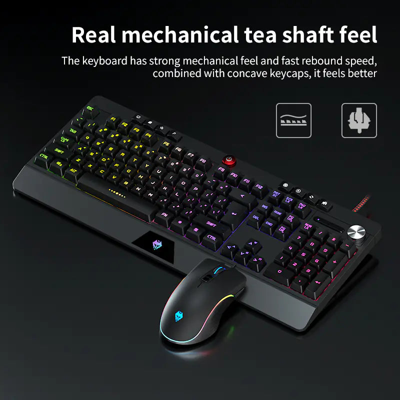 RGB Gaming Keyboard and Mouse Set