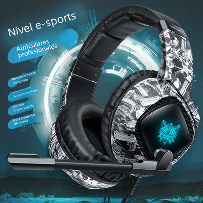 ONIKUMA K19 Camouflage RGB Wired Gaming Headset