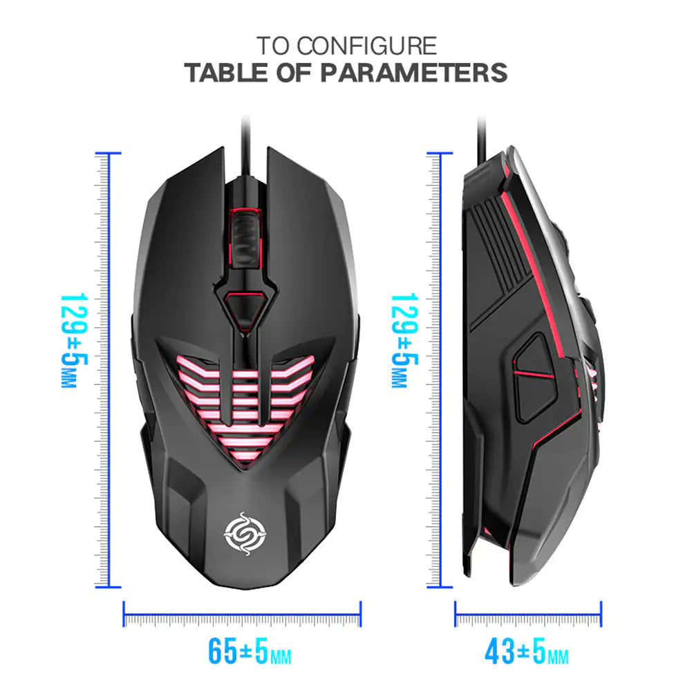 Office Gaming Computer USB Wired Mouse