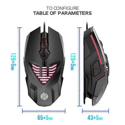 Office Gaming Computer USB Wired Mouse