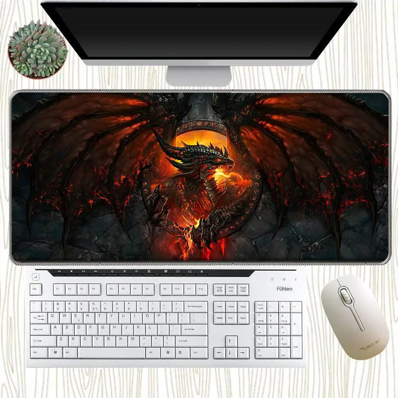 WoW Gaming Desk Mat for Keyboard and Mouse
