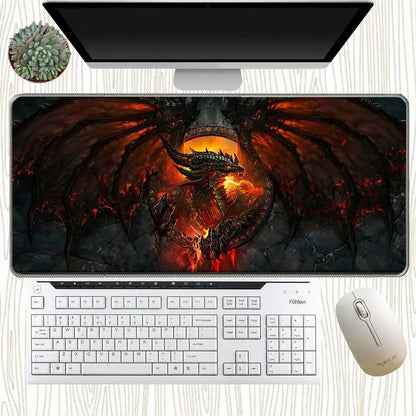 WoW Gaming Desk Mat for Keyboard and Mouse